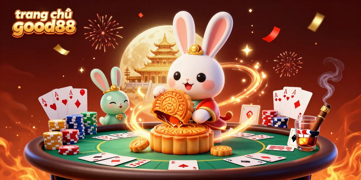 Engage with the world of trang chủ good88, feasting on poker chips hidden in mooncakes while embracing the thrill of gambling.