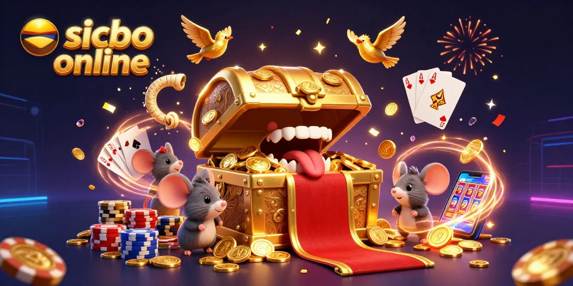Experience the excitement of sicbo online with dynamic casino elements and vibrant treasures.