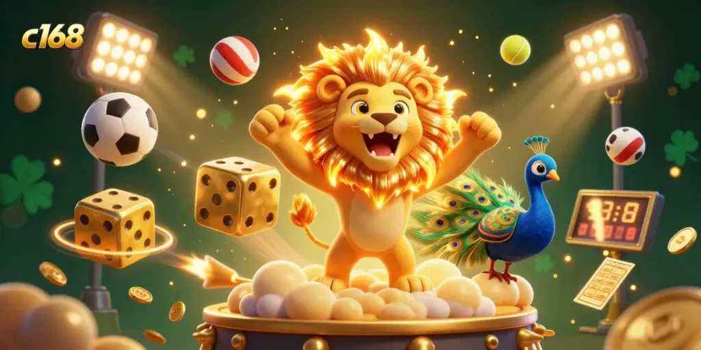 Experience the excitement of c168 gaming with dynamic scenes of thrilling casino elements and winning strategies.