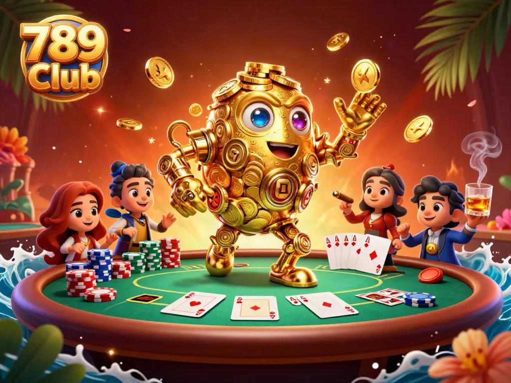 Play thrilling games at 789 Club while surrounded by rich visuals and engaging casino elements.