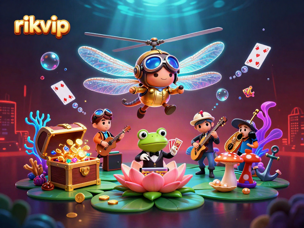 Experience thrilling gameplay at rikvip, with dynamic characters and vibrant casino elements.