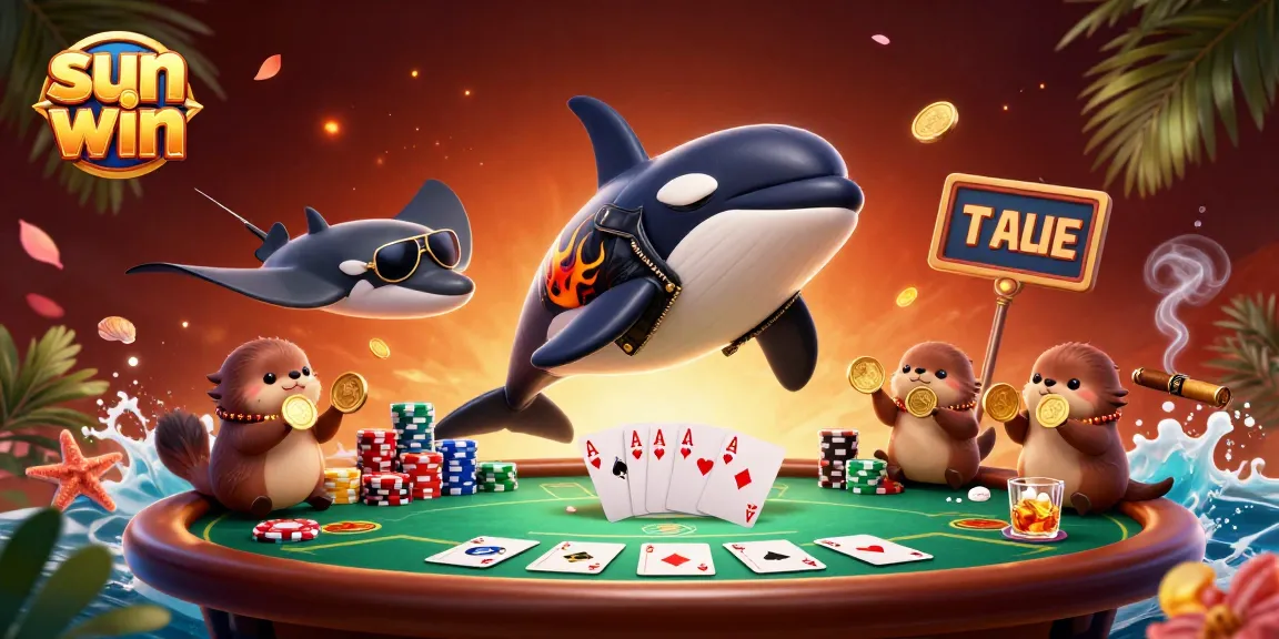 Experience thrilling gameplay with sun win in this vibrant, engaging casino scene.