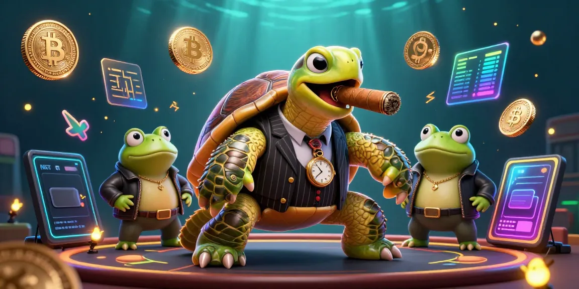 Experience the difference between SPF and UPF with a vibrant casino scene filled with unique characters and crypto elements.