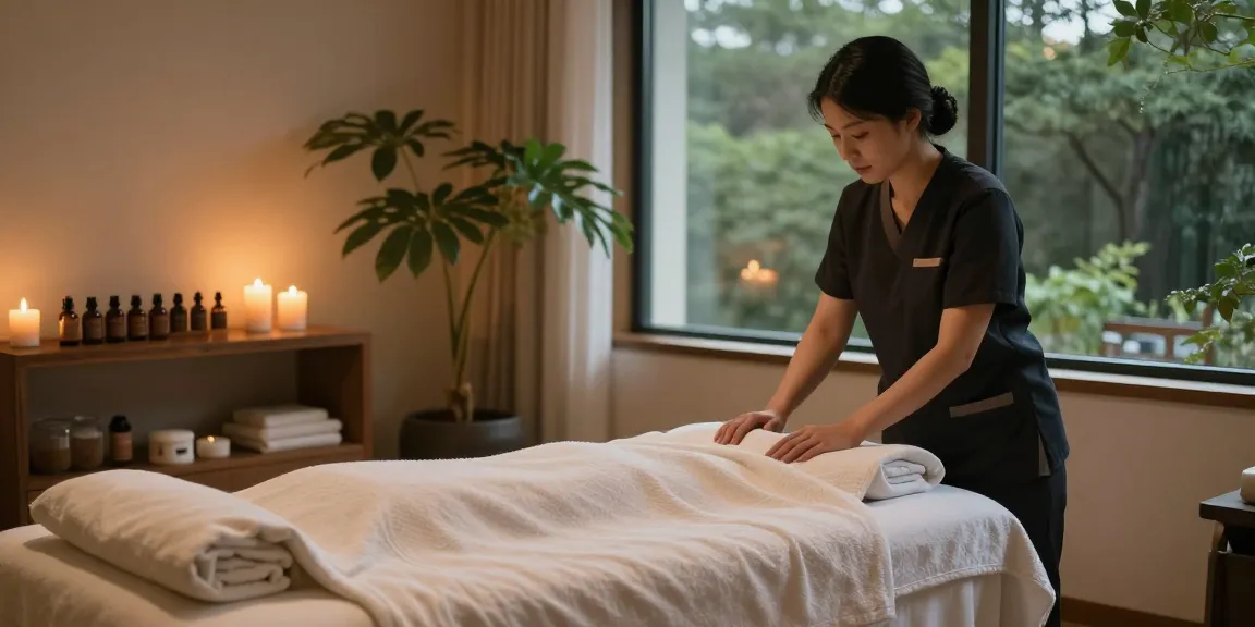 Indulge in an luxurious 인천출장마사지 spa experience setting with calming ambiance.