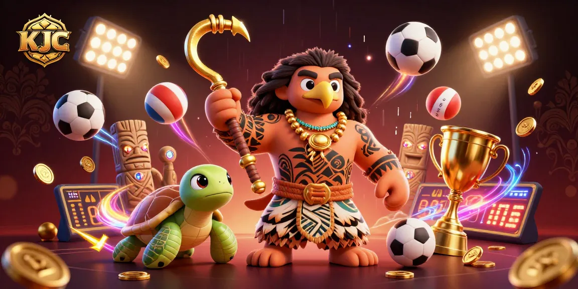 KJC players engage in thrilling casino adventures, capturing excitement with dynamic sports elements.