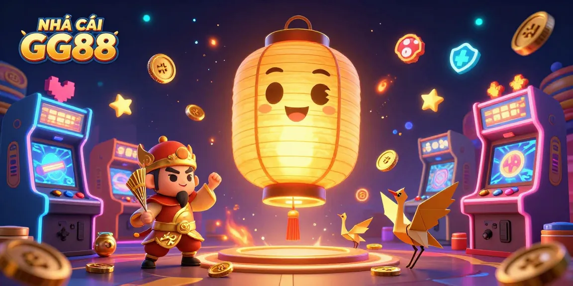 Experience the excitement of NHÀ CÁI GG88 with a vibrant 3D casino scene depicting unique gaming elements and characters.