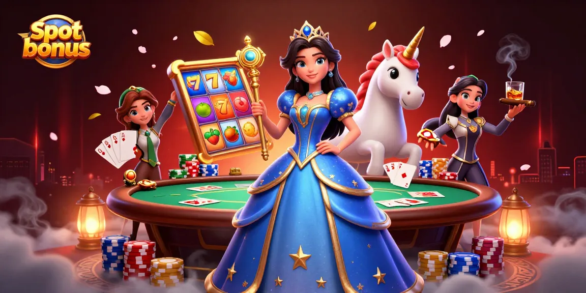 Spin the reels with exciting slot bonuses for a chance to win big in this enchanting casino scene.