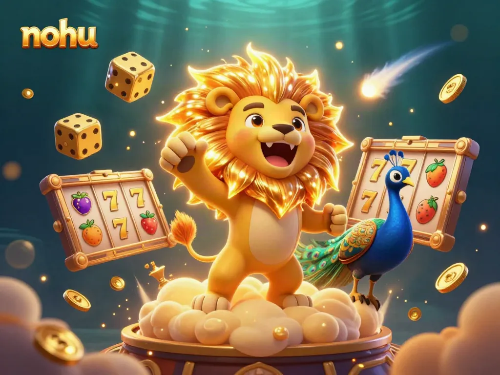Experience exciting wins with nohu's jackpot and slot games in a vibrant casino setting.