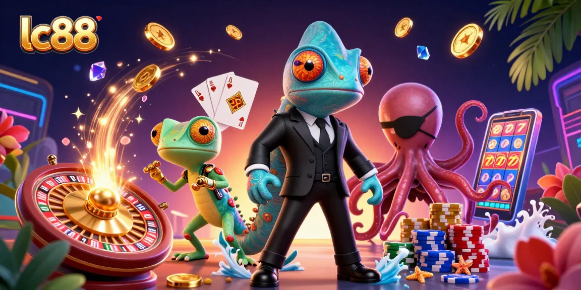 Experience thrilling gameplay at lc88 with vibrant casino elements and engaging characters.