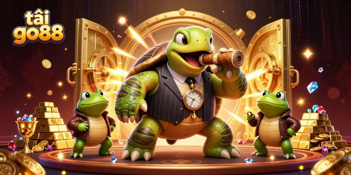 Engage in thrilling casino adventures with tải go88, featuring a vibrant 3D illustration of characters in a dynamic scene.
