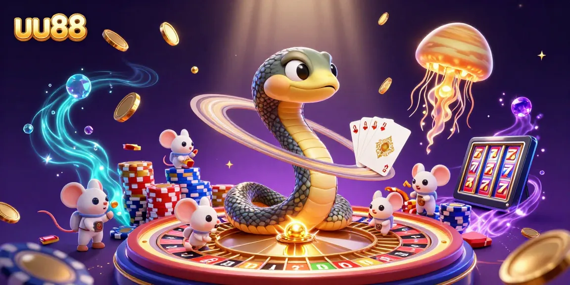 Experience exhilarating gameplay at uu88 with vibrant casino elements and engaging 3D characters.