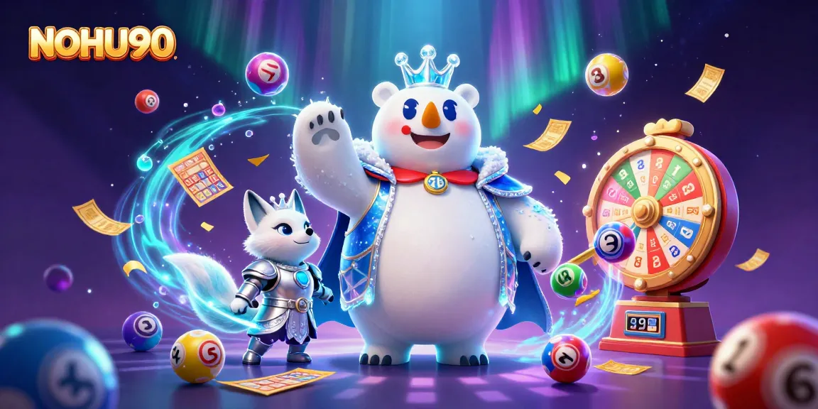 Engage in thrilling gameplay at NOHU90 with dynamic lottery scenes and festive game elements.