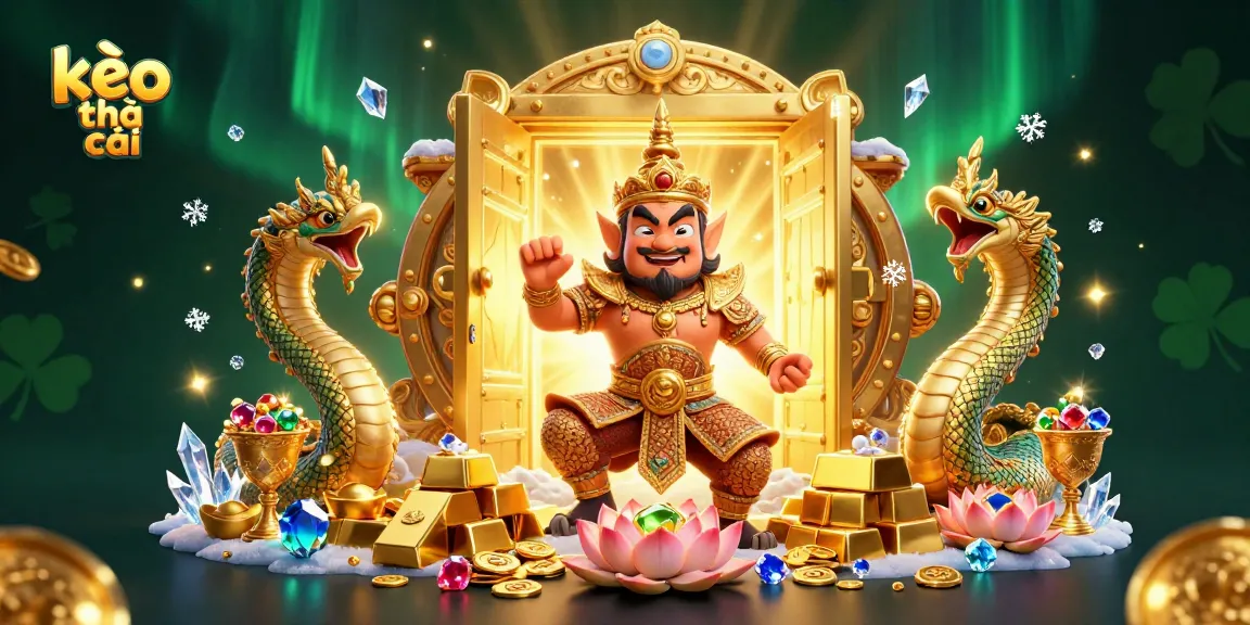 Experience the excitement of kèo nhà cái with vibrant 3D fantasy elements highlighting sports betting.