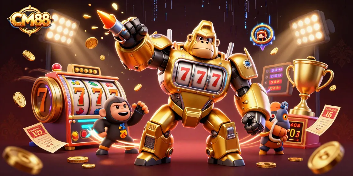 Experience the thrill of winning at CM88 with innovative slot machine elements and dynamic gaming action.