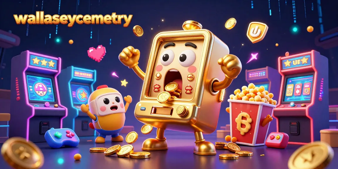 wallaseycemetery highlights a jackpot scene with vibrant, animated slot machines celebrating their win.