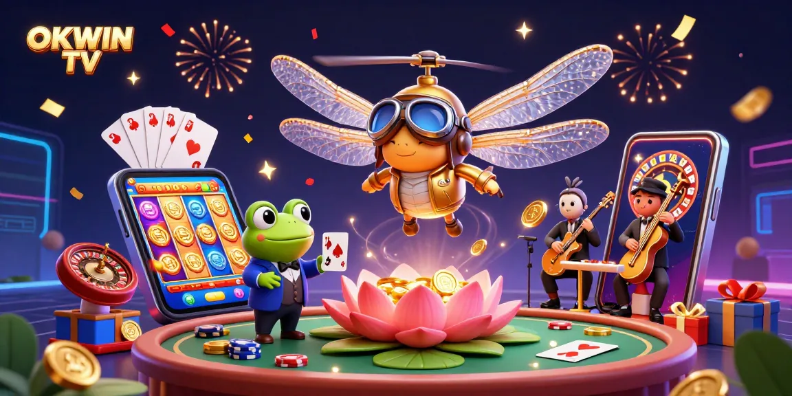 Engage with live sports excitement through OKWIN TV's stunning 4K broadcasts and interactive betting features.